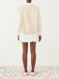 ELEH Gilet Donna SS260162 Ecru' - Bianco
