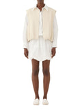 ELEH Gilet Donna SS260162 Ecru' - Bianco