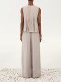 ELEH Pantalone Palazzo Donna SS260269 - Grigio