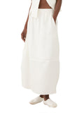 ELEH Gonna Longuette Donna SS260368 - Bianco