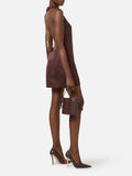 Elisabetta Franchi Vestito Mini Cacao Donna AB87162E2 Cacao - Marrone