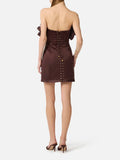 Elisabetta Franchi Vestito Mini Cacao Donna AB87962E2 Cacao - Marrone