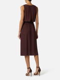 Elisabetta Franchi Vestito Midi Cacao Donna AB88461E2 Cacao - Marrone