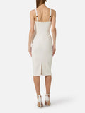 Elisabetta Franchi Vestito Midi Donna AB91861E2 - Avorio