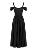 Elisabetta Franchi Vestito Midi Vestito Longuette Donna AB92161E2 - Nero