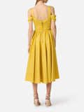 Elisabetta Franchi Vestito Midi Sun Donna AB92161E2 Sun - Giallo