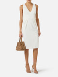 Elisabetta Franchi Vestito Midi Donna AB94162E2 - Avorio