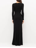 Elisabetta Franchi Vestito Longuette Donna ABR1461E2 - Nero