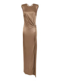 Elisabetta Franchi Vestito Longuette Argilla Donna ABR2461E2 Argilla - Beige