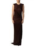 Elisabetta Franchi Vestito Longuette Cacao Donna ABR2461E2 Cacao - Marrone