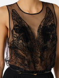 Elisabetta Franchi Vestito Longuette Donna ABR4262E2 - Nero