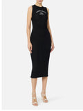 Elisabetta Franchi Vestito Midi Donna AM07Q61E2 - Nero