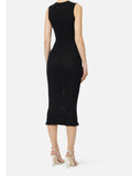 Elisabetta Franchi Vestito Midi Donna AM07Q61E2 - Nero
