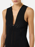 Elisabetta Franchi Vestito Midi Donna AM36B62E2 - Nero