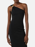 Elisabetta Franchi Vestito Longuette Donna AM43B62E2 - Nero