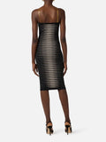 Elisabetta Franchi Vestito Midi Burro Donna AM99S61E2 - Nero