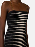 Elisabetta Franchi Vestito Midi Burro Donna AM99S61E2 - Nero