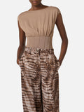 Elisabetta Franchi Body Argilla Donna BK78T62E2 Argilla - Beige