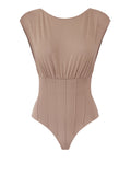 Elisabetta Franchi Body Argilla Donna BK78T62E2 Argilla - Beige