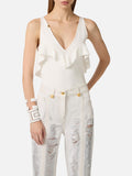 Elisabetta Franchi Body Donna BK86B62E2 - Avorio