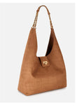 Elisabetta Franchi Borsa a Mano Cuoio Donna BS01A61E2 Cuoio - Marrone