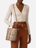 Elisabetta Franchi Borsa a Secchiello Argilla Donna BS04A62E2 Argilla - Beige