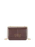 Elisabetta Franchi Borsa a Tracolla Cacao Donna BS91A61E2 Cacao - Marrone