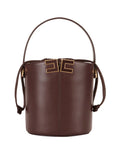 Elisabetta Franchi Borsa a Secchiello Cacao Donna BS92A61E2 Cacao - Marrone