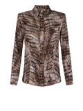 Elisabetta Franchi Camicia Casual Camicia Cacao Donna CA13161E2 Cacao - Marrone