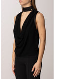 Elisabetta Franchi Top Donna CA13461E2 - Nero