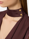 Elisabetta Franchi Top Cacao Donna CA13461E2 Cacao - Marrone