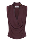 Elisabetta Franchi Top Cacao Donna CA13461E2 Cacao - Marrone