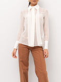 Elisabetta Franchi Camicia Casual Camicia Donna CA14861E2 - Avorio
