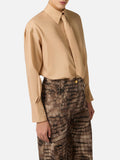 Elisabetta Franchi Camicia Casual Camicia Cammello Donna CA15261E2 Cammello - Beige