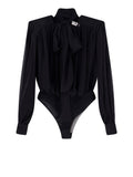 Elisabetta Franchi Camicia Casual Camicia Body Donna CB00661E2 - Nero