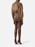 Elisabetta Franchi Bomber Argilla Donna GB05D61E2 Argilla - Beige