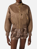 Elisabetta Franchi Bomber Argilla Donna GB05D61E2 Argilla - Beige