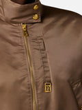 Elisabetta Franchi Bomber Argilla Donna GB05D61E2 Argilla - Beige