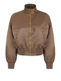 Elisabetta Franchi Bomber Argilla Donna GB05D61E2 Argilla - Beige