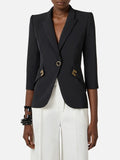 Elisabetta Franchi Giacca Donna GI21561E2 - Nero