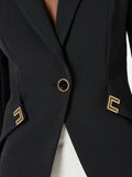 Elisabetta Franchi Giacca Donna GI21561E2 - Nero