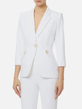 Elisabetta Franchi Giacca Donna GI21561E2 - Avorio