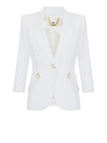 Elisabetta Franchi Giacca Donna GI21561E2 - Avorio