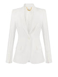 Elisabetta Franchi Giacca Donna GI21661E2 - Avorio