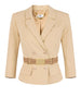 elisabetta franchi giacca cammello donna gi22461e2 cammello beige 166057343