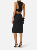Elisabetta Franchi Gonna Midi Donna GO14761E2 - Nero