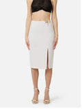 Elisabetta Franchi Gonna Midi Donna GO14761E2 - Avorio