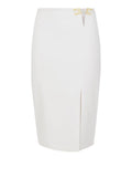 Elisabetta Franchi Gonna Midi Donna GO14761E2 - Avorio