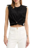 Elisabetta Franchi Top Donna MA01161E2 - Nero