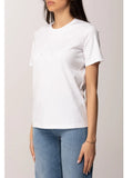 Elisabetta Franchi T-shirt Gesso Donna MA01761E2 Gesso - Avorio